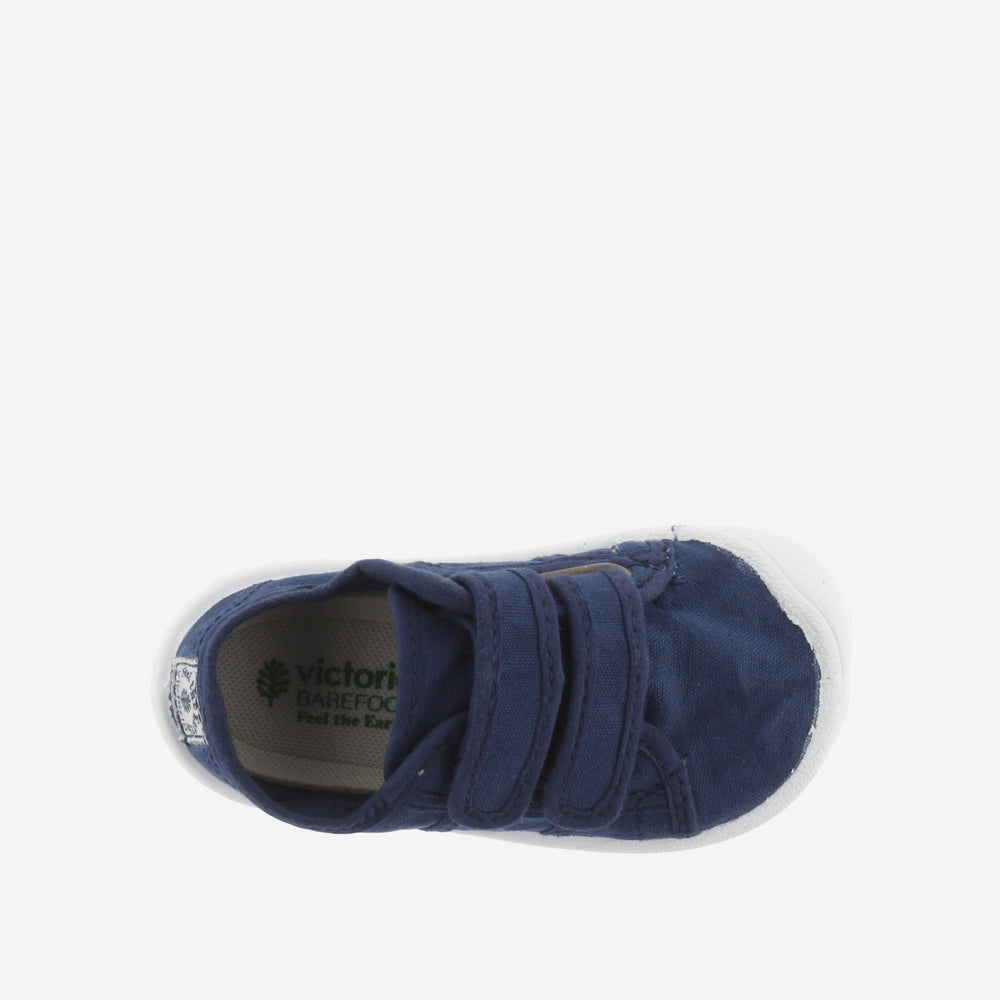 Victoria Barefoot Bosco Tiras Lona Marino