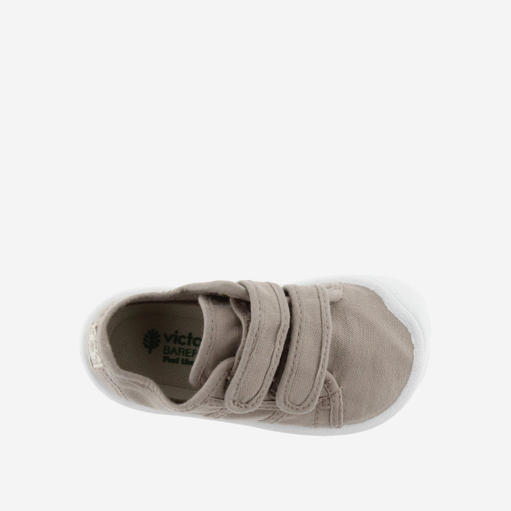 Victoria Barefoot Bosco Tiras Lona Beige