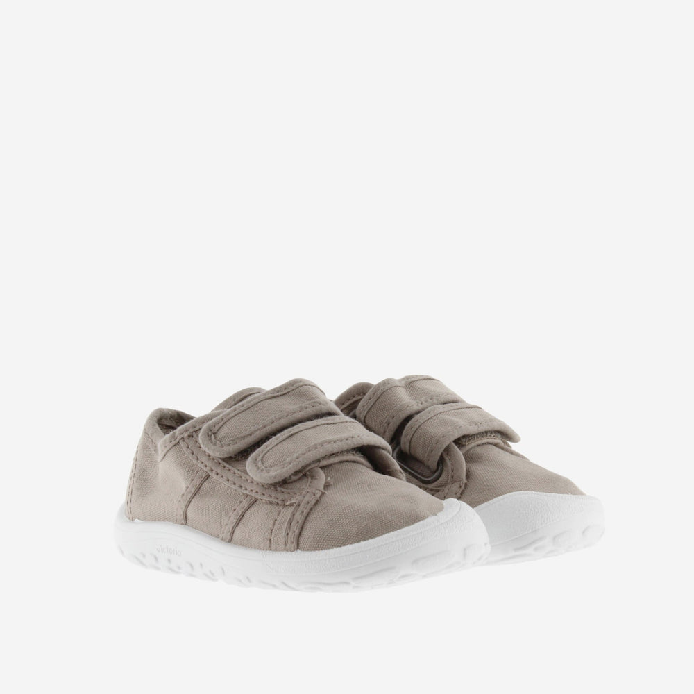 Victoria Barefoot Bosco Tiras Lona Beige