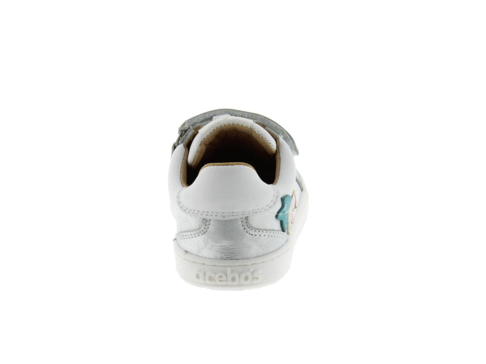 Acebos Barefoot Flora Velcros Blanco