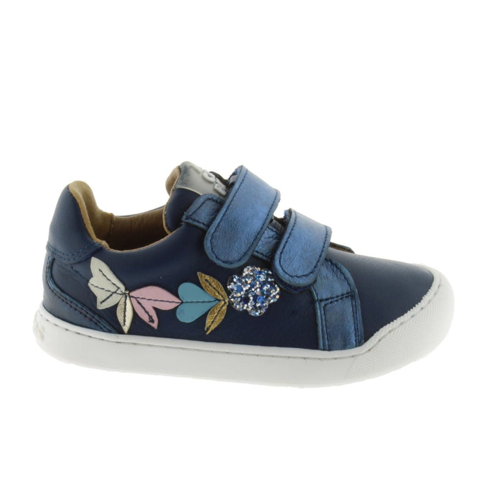 Acebos Barefoot Flora Velcros Marino