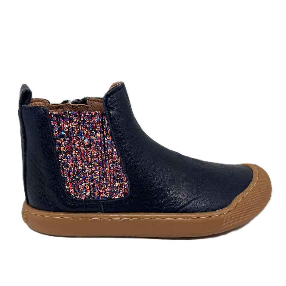Acebos Barefoot Botín Brillante Azul Marino