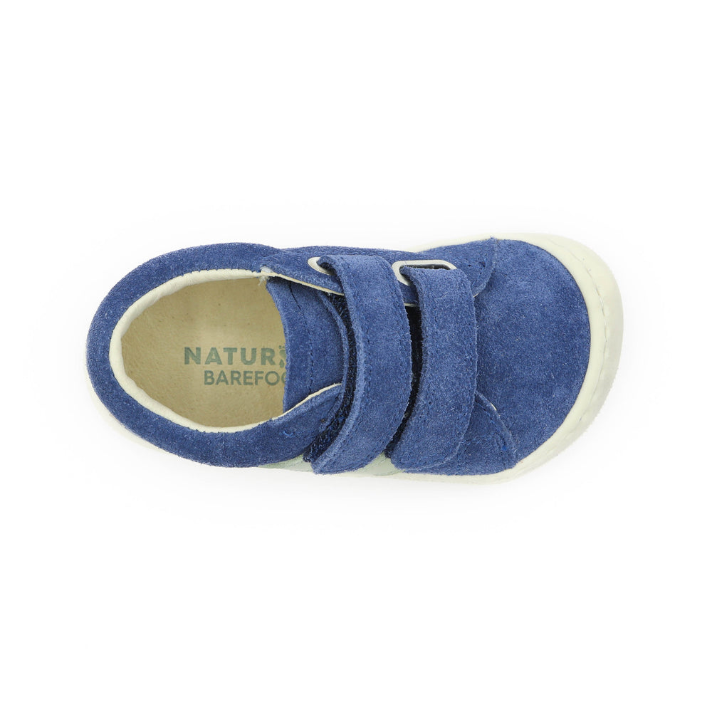 Naturino Barefoot Grimby Low Velcros Azure Leaf