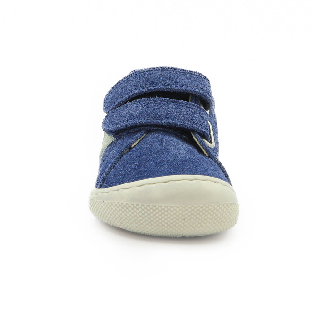 Naturino Barefoot Grimby Low Velcros Azure Leaf