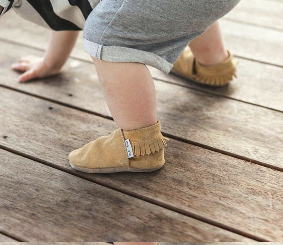 Inchblue Mocassin Tan Suede
