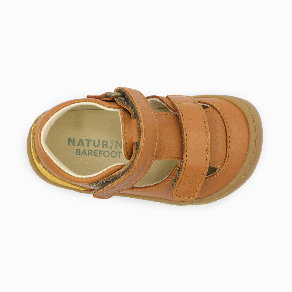 Naturino Barefoot Irtys Sandales Honey Cognac Zucca