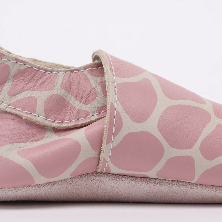Bobux Chaussons Giraffe Rose