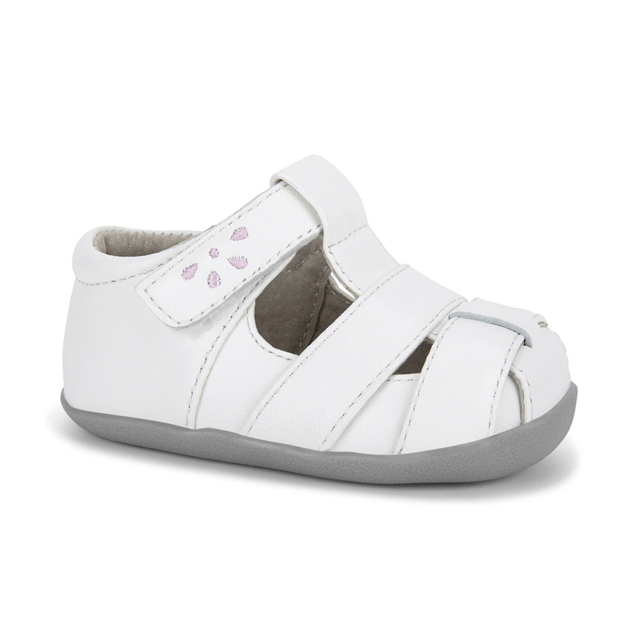 See Kai Run First Walker Brook White Pink