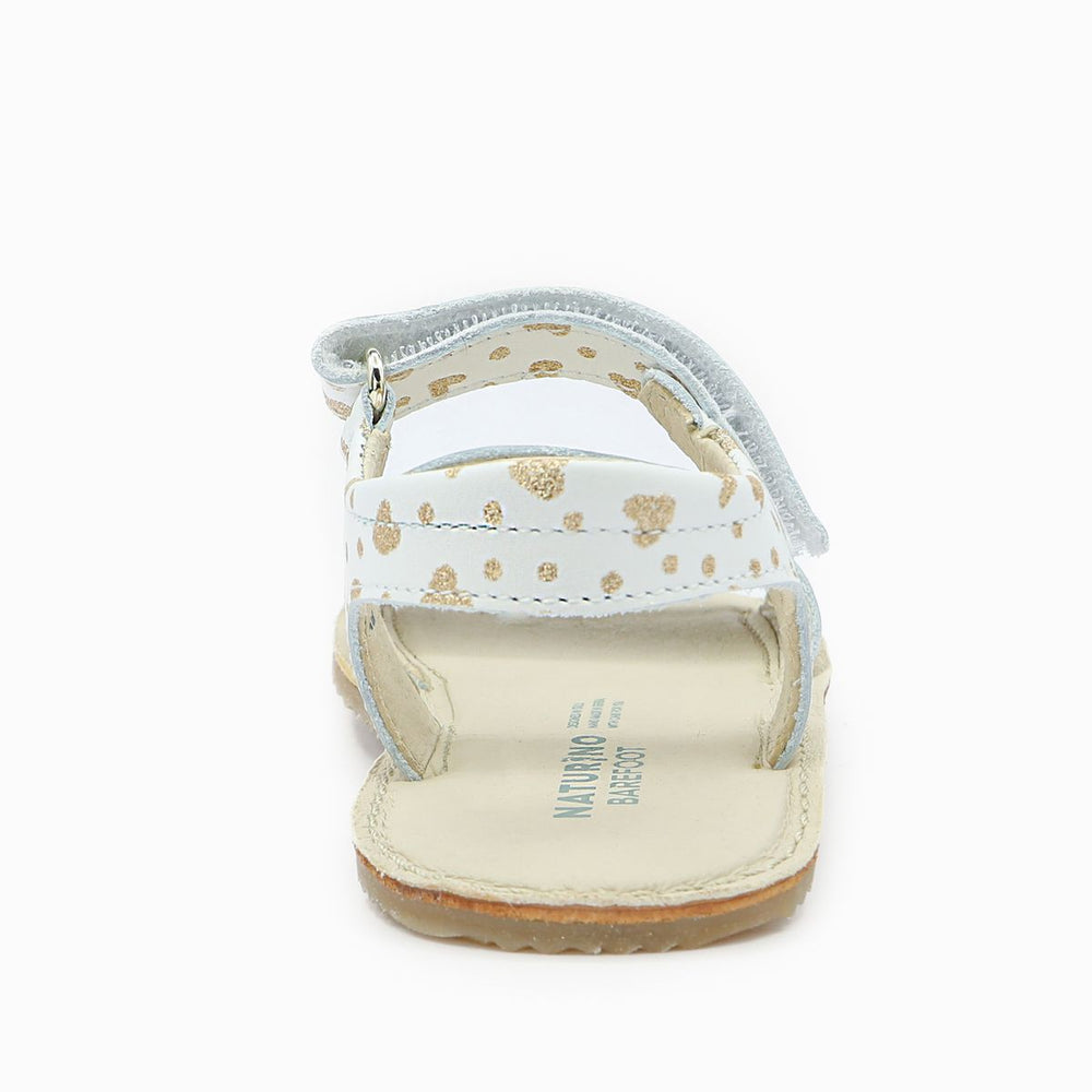 Naturino Basi II Sandales Hearts Dots White Platinum