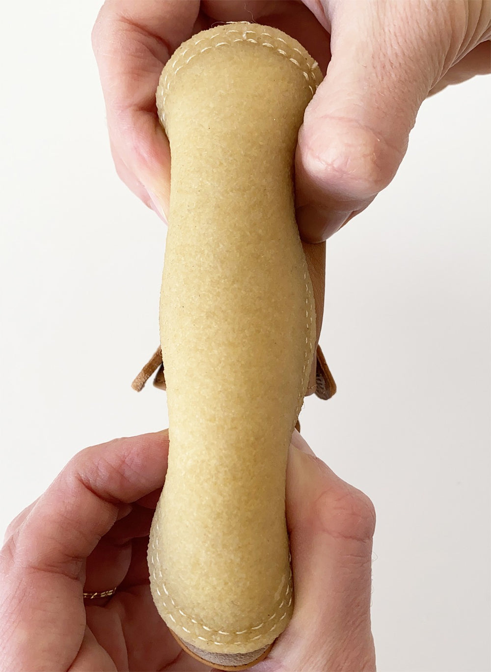 Pantuflas Robeez Rob Fur Crepe Marrón