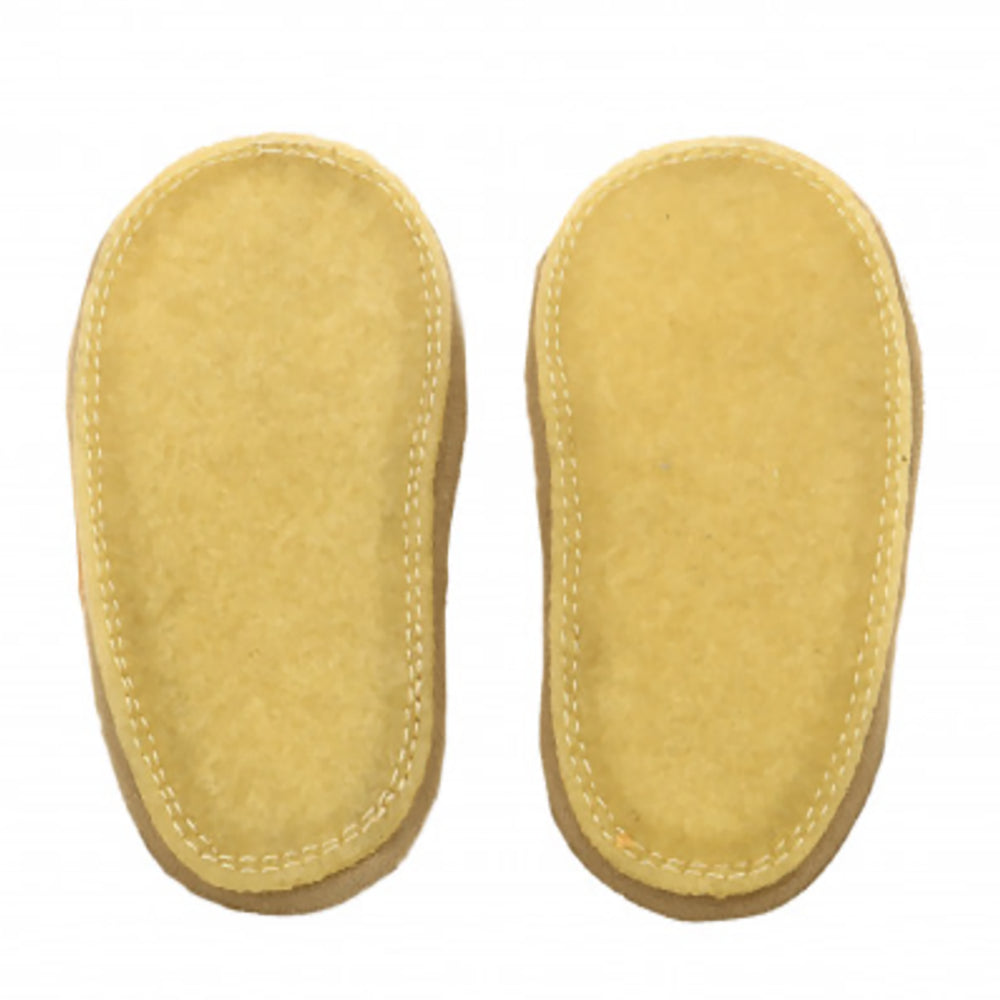 Pantuflas Robeez Rob Fur Crepe Marrón