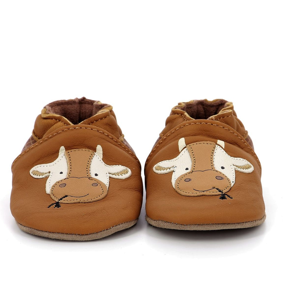 Robeez Chaussons Funny Cow Camel