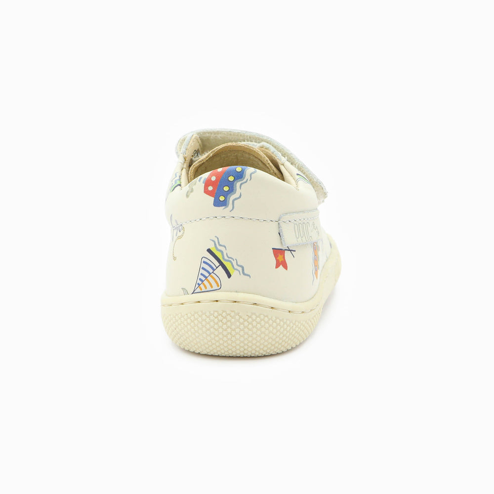 Naturino Barefoot Orec Low Velcros Navigation Milk Beige