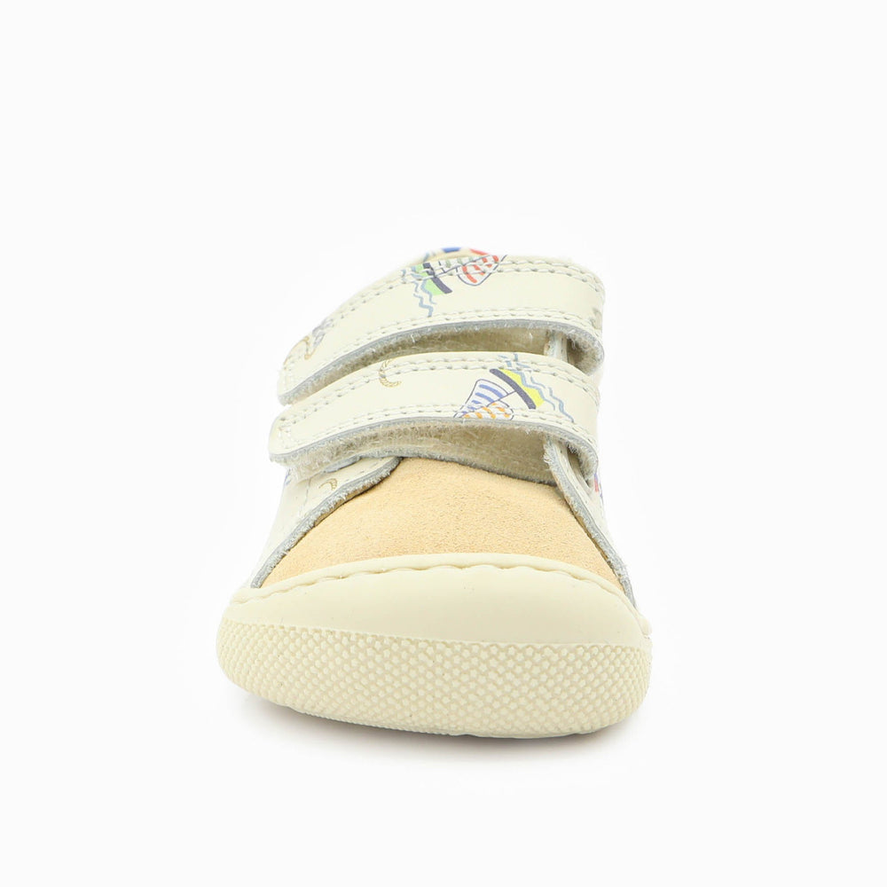 Naturino Barefoot Orec Low Velcros Navigation Milk Beige