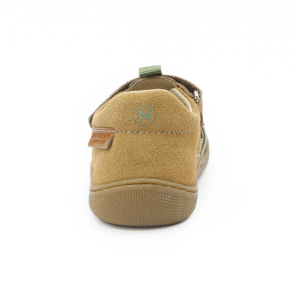 Naturino Barefoot Jaffo Sandales Velcros Brown Leaf