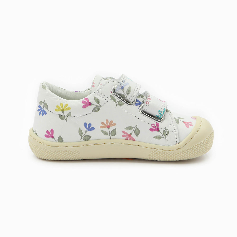 Naturino Barefoot Orec Low Velcros Cyclamens White Multi
