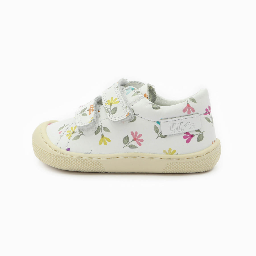 Naturino Barefoot Orec Low Velcros Cyclamens White Multi