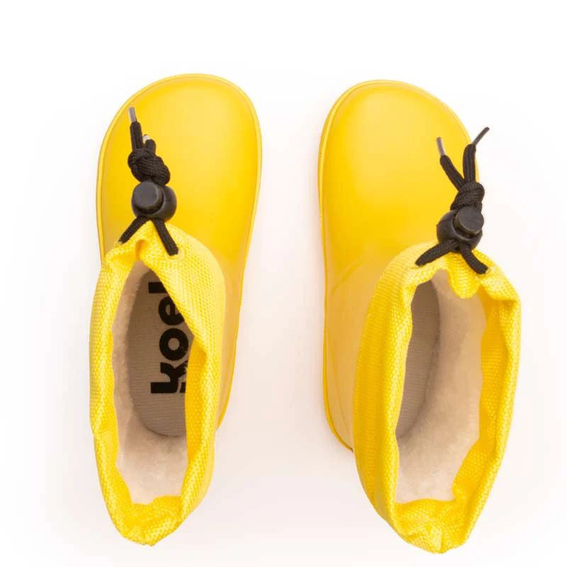 Koel Wellie Forro Barefoot Amarillo Cordones