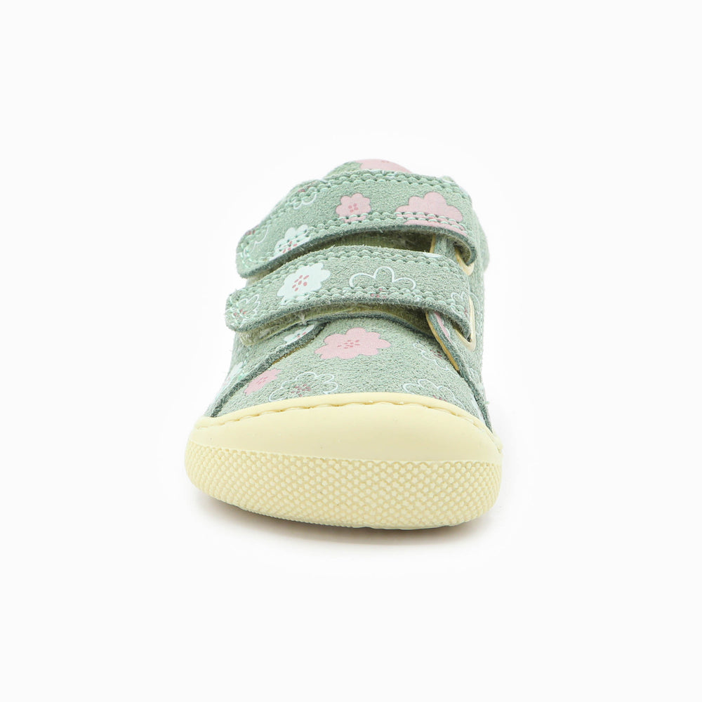 Naturino Barefoot Orec Low Velcros Luchy Daisies Sage
