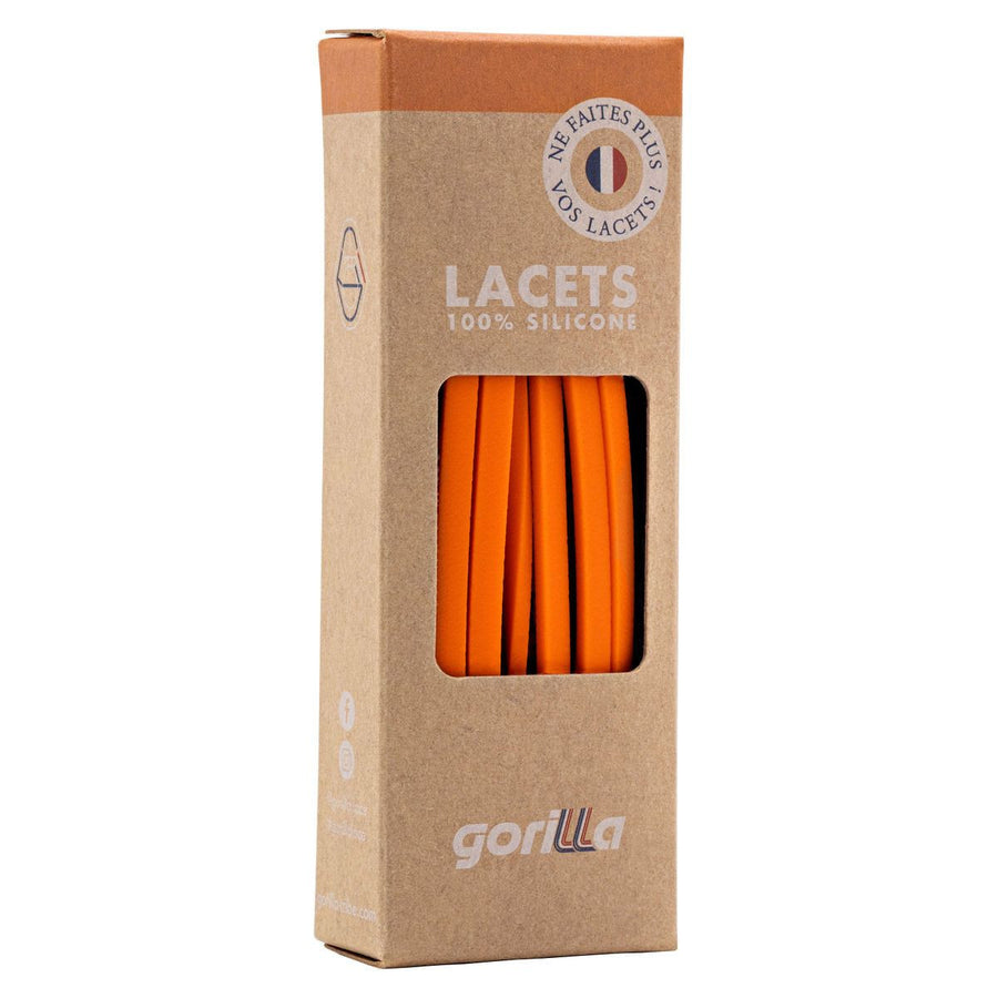 Gorilla Lacets Elastiques Fins Flamme