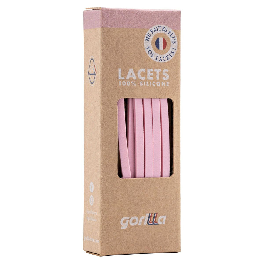 Gorilla Lacets Elastiques Fins Guimauve