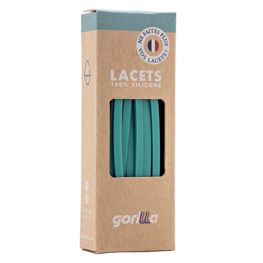 Gorilla Lacets Elastiques Fins Menthe