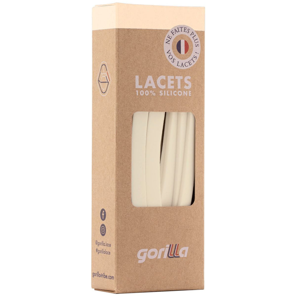 Gorilla Lacets Elastiques Larges Vanille