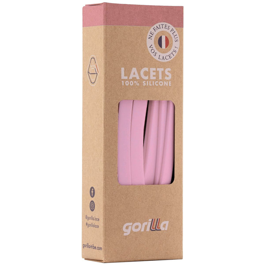 Gorilla Lacets Elastiques Larges Guimauve