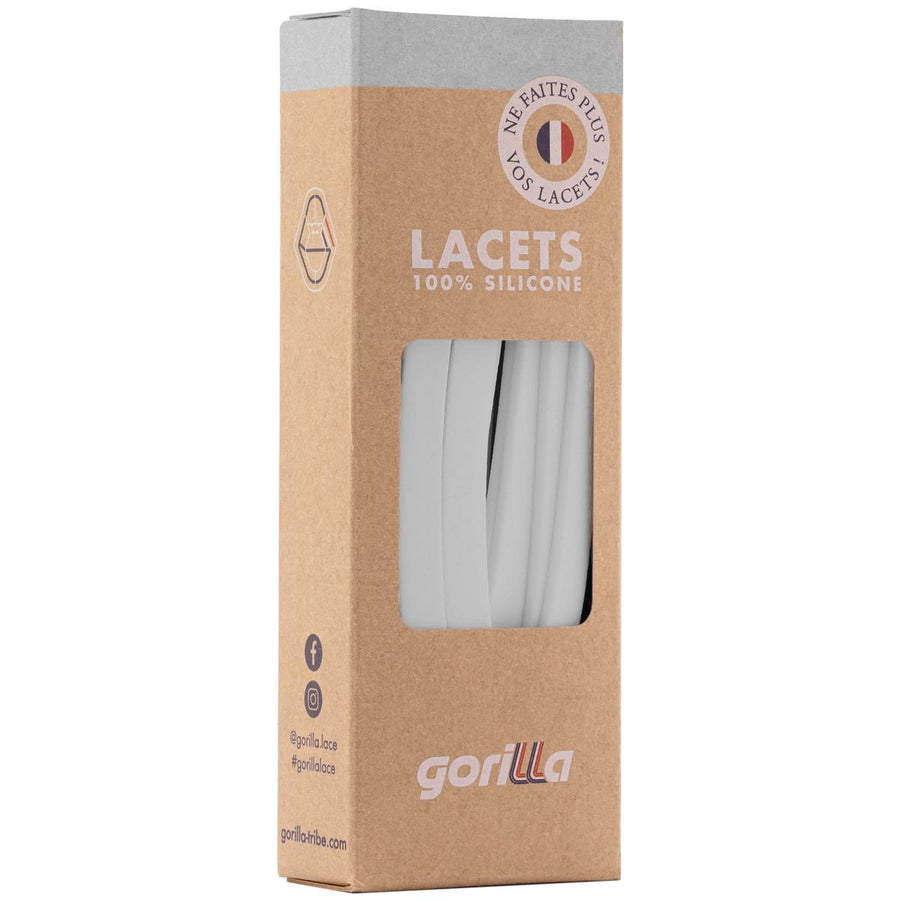 Gorilla Lacets Elastiques Larges Nuage