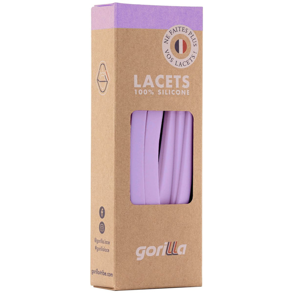 Gorilla Lacets Elastiques Larges Lavande