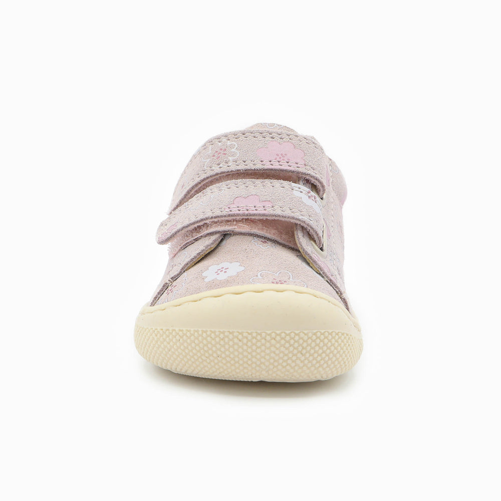 Naturino Barefoot Orec Low Velcros Luchy Daisies Cipria