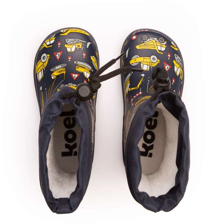 Koel Barefoot Wellie Fourrées Tractor Blue
