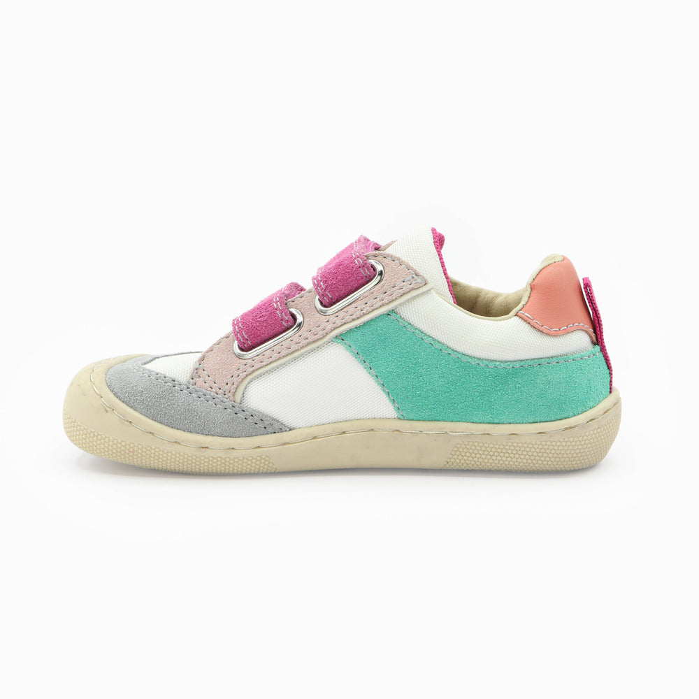 Naturino Barefoot Eksy Grey White Pink Emerald