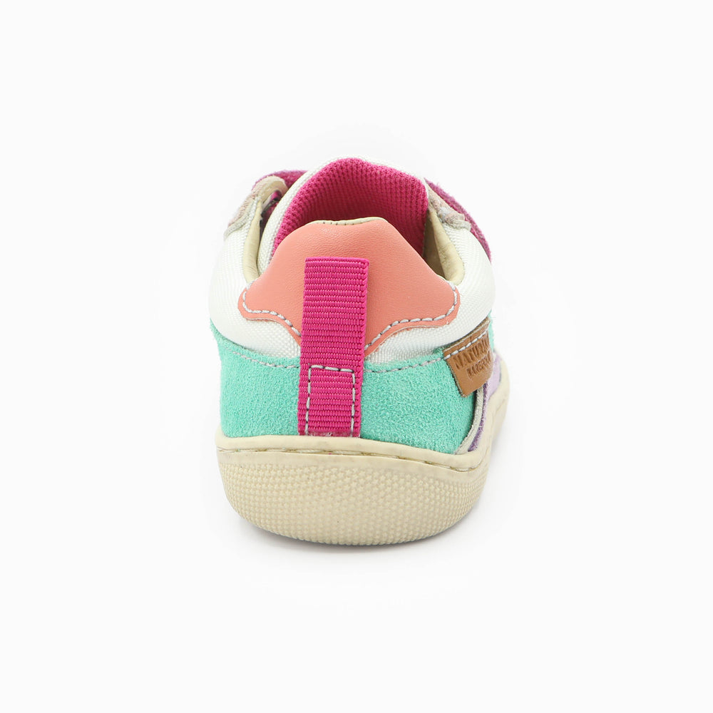 Naturino Barefoot Eksy Grey White Pink Emerald
