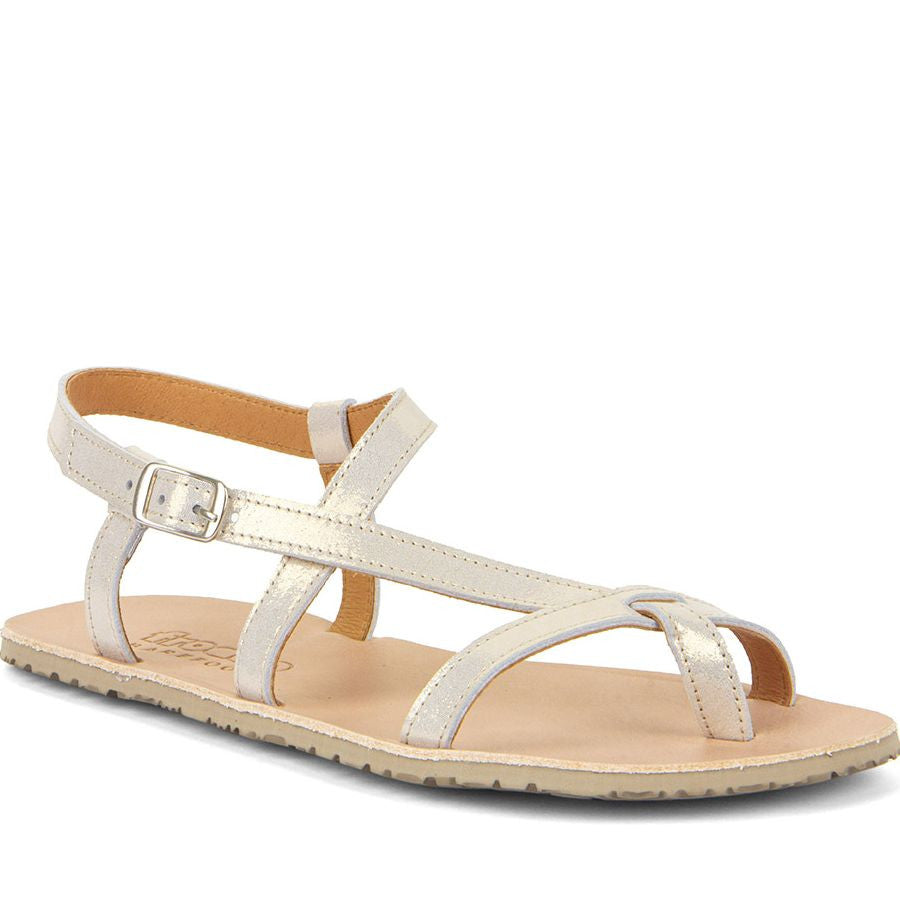 Froddo Barefoot Sandalias Flexy W Platino Brillante