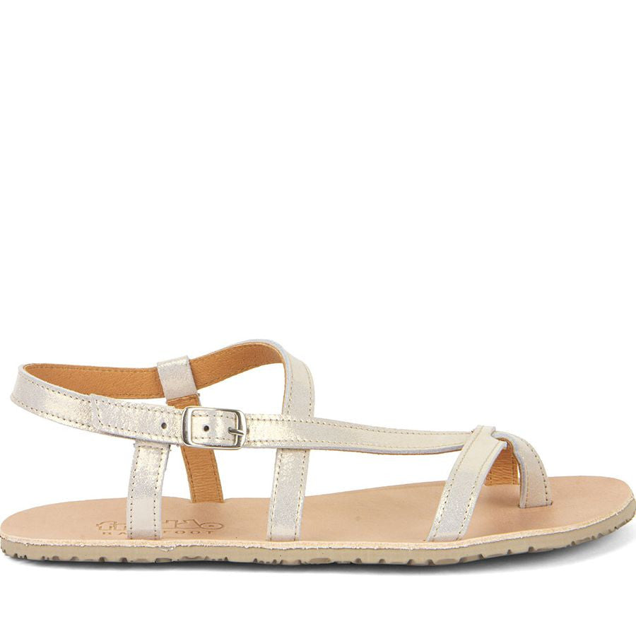 Froddo Barefoot Sandalias Flexy W Platino Brillante