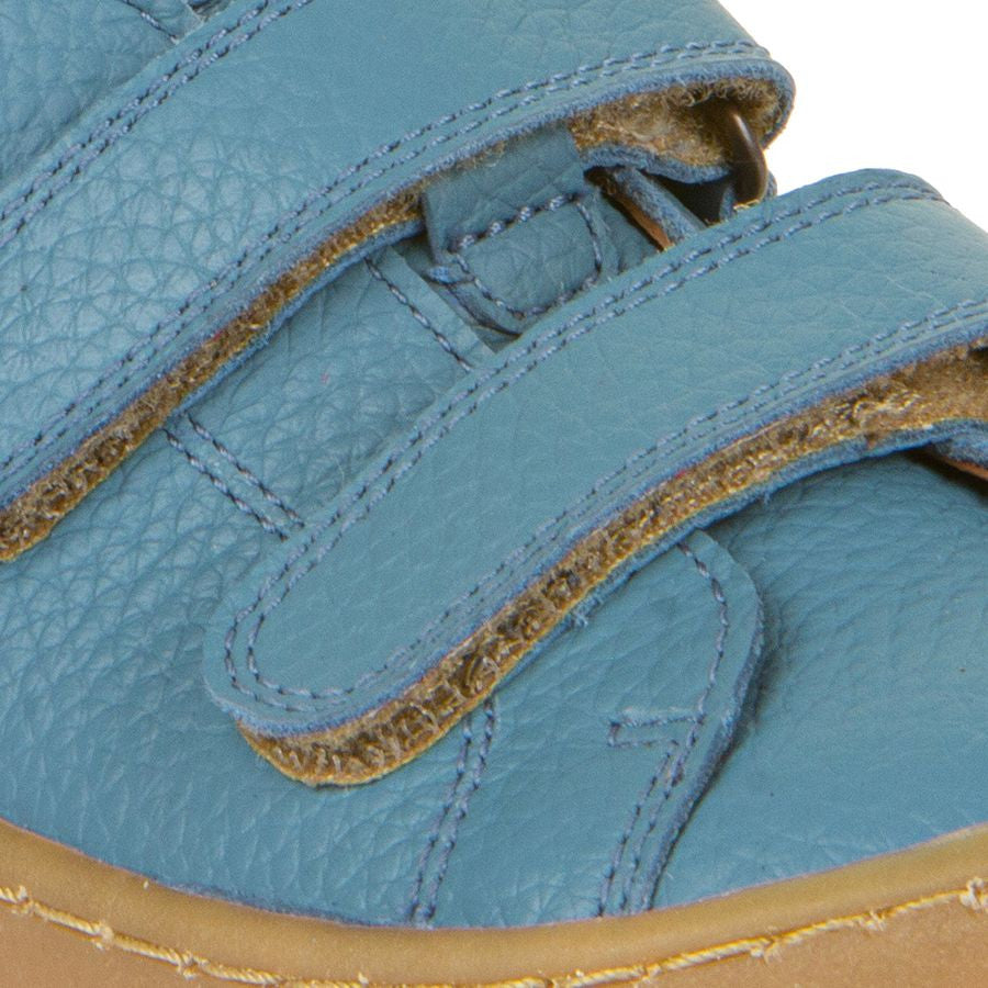 Froddo Barefoot Cuero Velcros Bleu Jeans