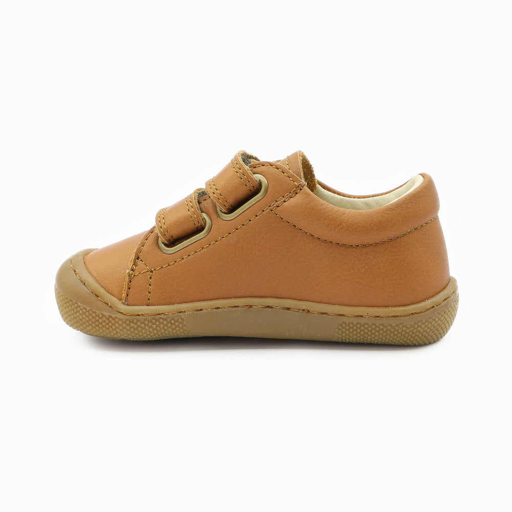 Naturino Barefoot Orec Low Velcros Honey Cognac