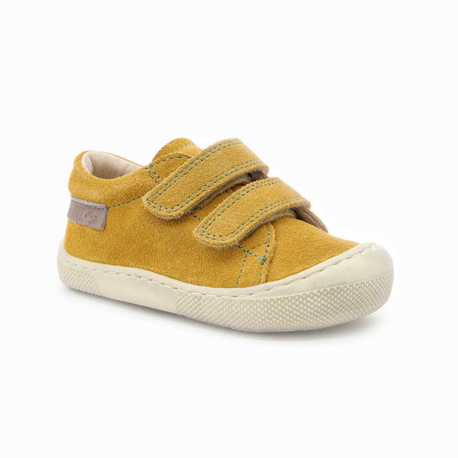 Naturino Barefoot Orec Low Velcros Bone Zucca Militare