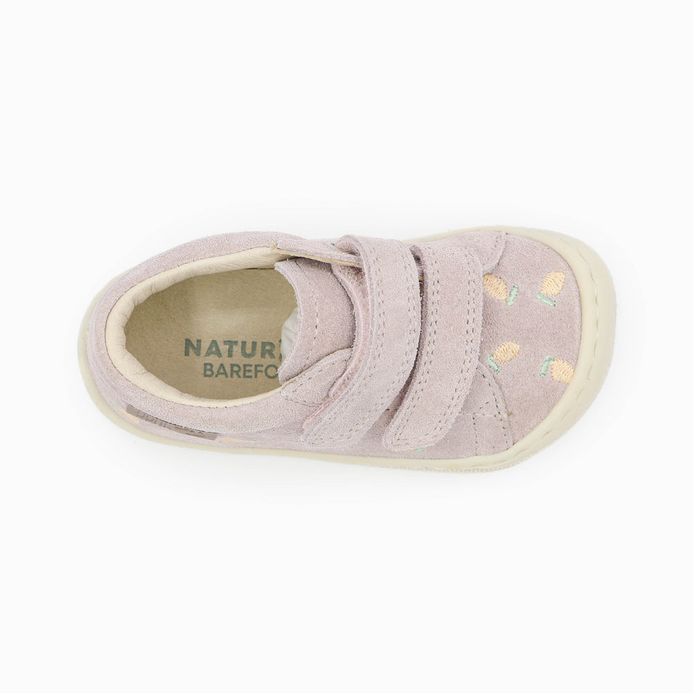 Naturino Barefoot Orec Low Velcros Lemonsoda Cipria