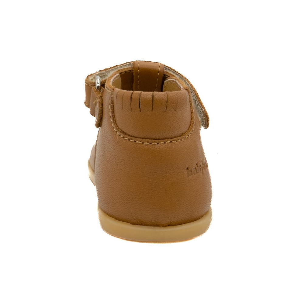 Babybotte barefoot Paris Velcros Cognac