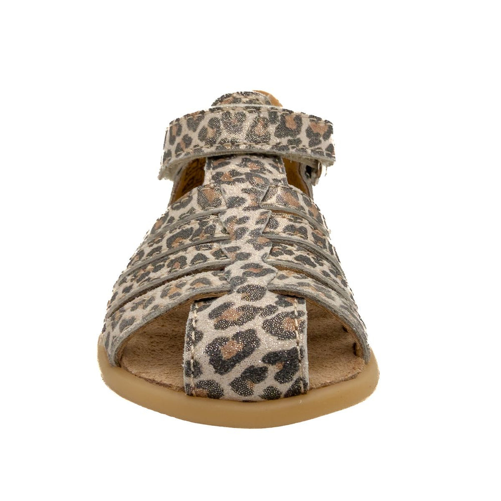 Babybotte barefoot Gaufrette Velcros Léopard