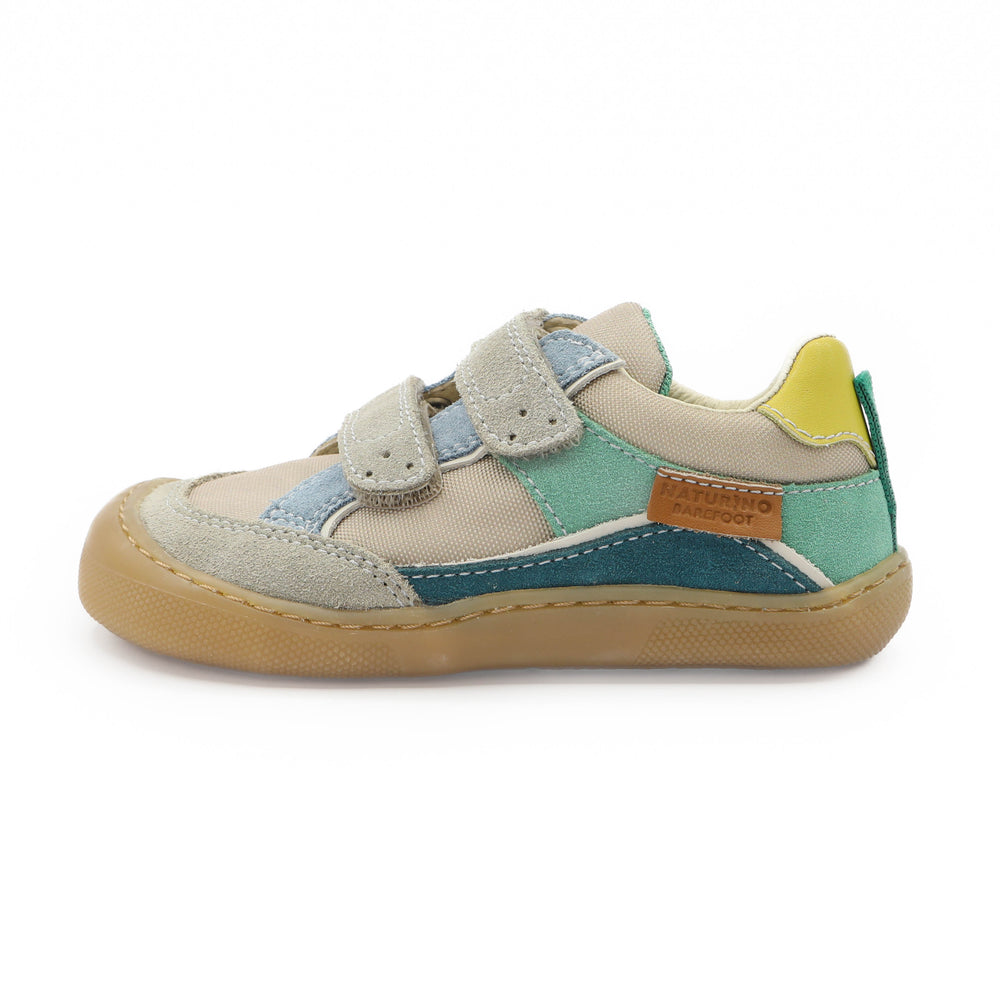 Naturino Barefoot Eksy Taupe Beige Celeste Green