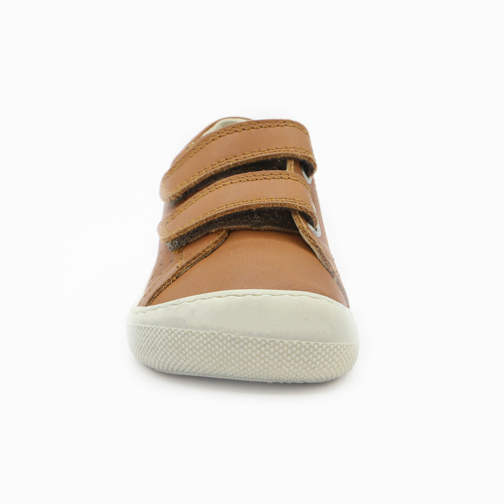 Naturino Barefoot Rabir Velcros Bone Cognac