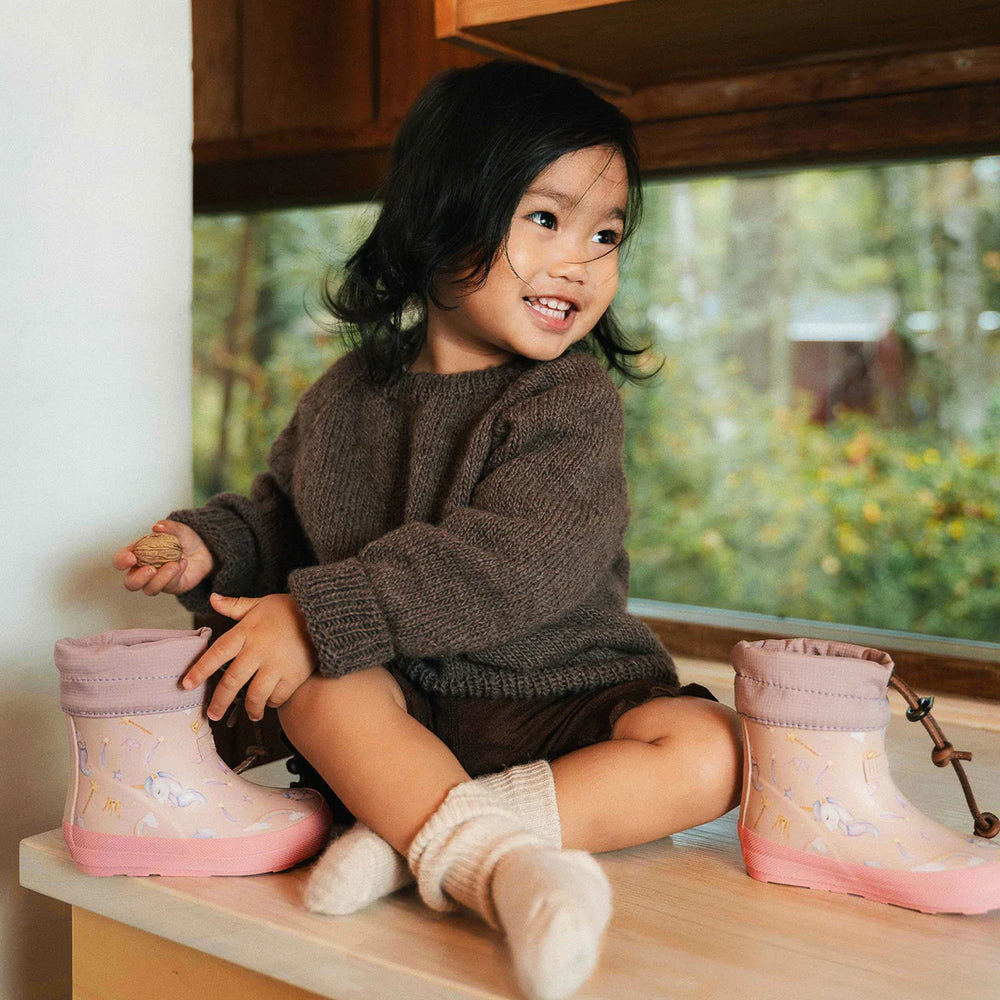 Bisgaard Barefoot botas térmicas de goma Unicornio