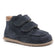 Babybotte barefoot Derbies Velcro Velour Blue