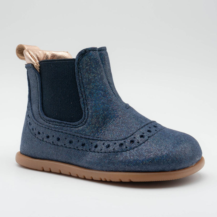 Babybotte barefoot Archic Confetti Blue Paillettes