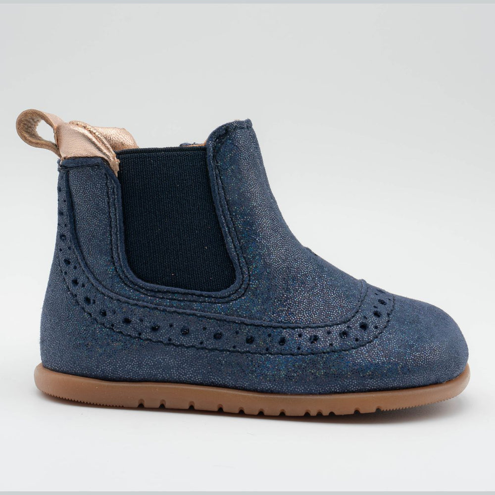 Babybotte barefoot Archic Confetti Blue Paillettes