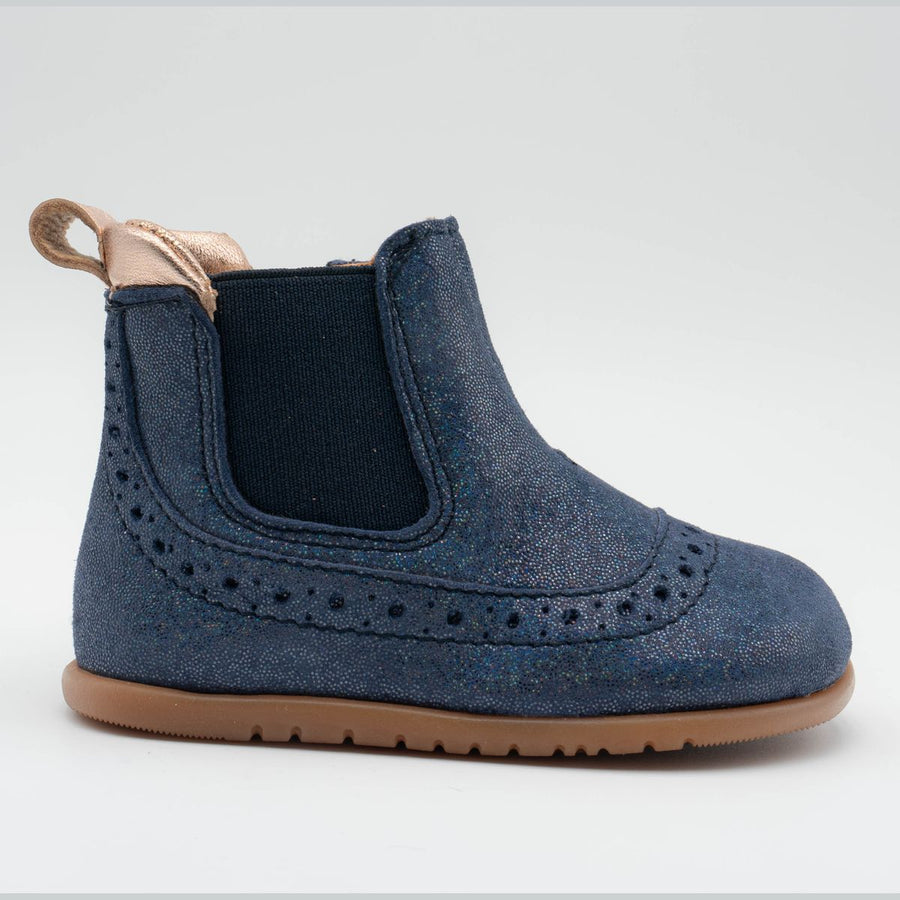 Babybotte barefoot Archic Confetti Blue Paillettes