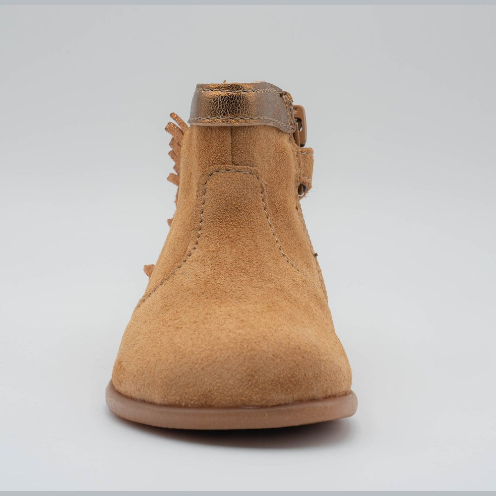 Babybotte barefoot Anoki Boot Franges Velour Nocciola